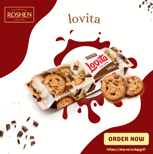 Roshen Lovita with coating drops 150g