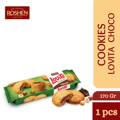 Roshen Lovita Soft Cream Cookies hazelnut 127g