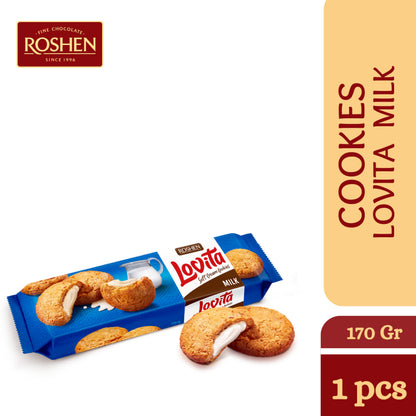 Roshen Lovita Soft Cream Cookies milk 127g