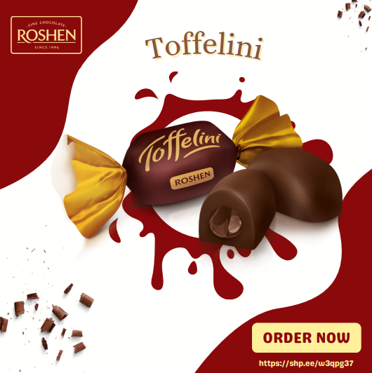 Roshen Toffelini Sweets With Chocolate Filling 1kg