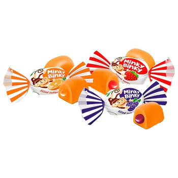 Roshen Minky Binky Toffee Candy 1KGX6 (WHOLESALE)