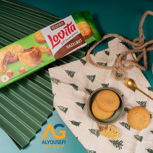 Roshen Lovita Soft Cream Cookies hazelnut 127g