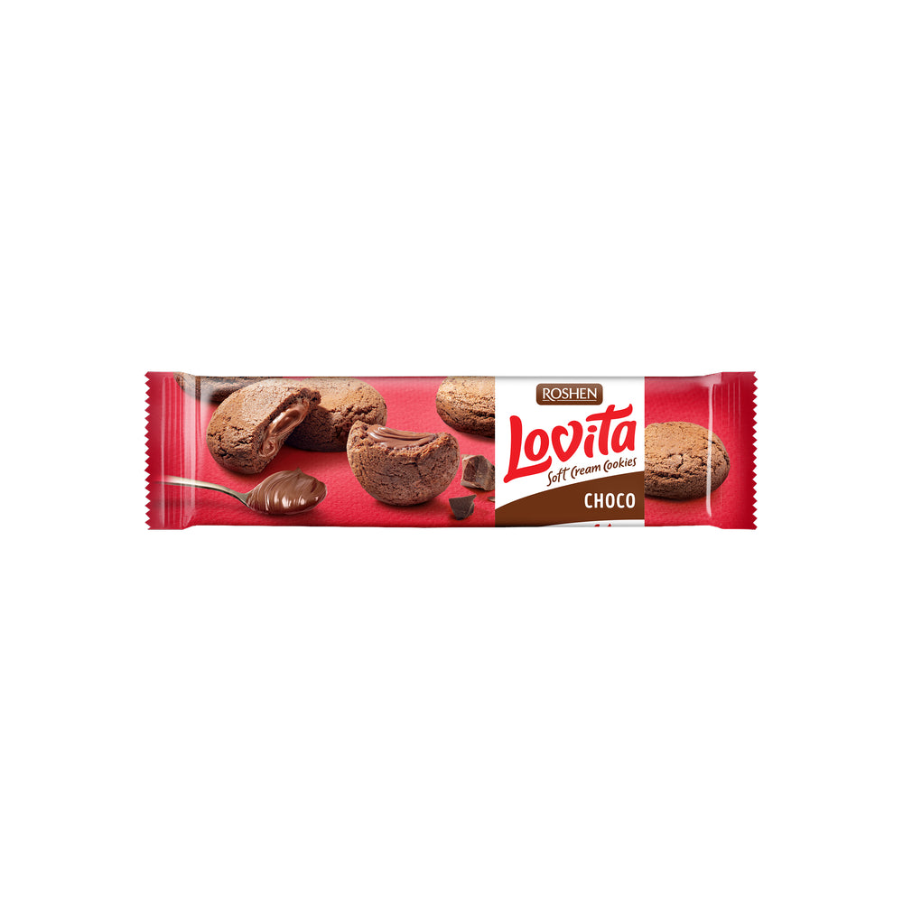 Roshen Lovita Soft Cookies choco 127g