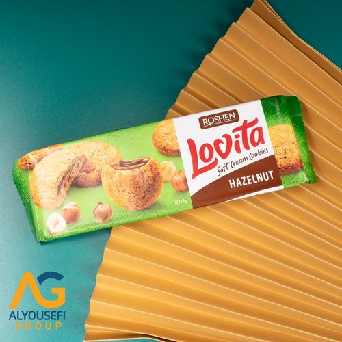 Roshen Lovita Soft Cream Cookies hazelnut 127g