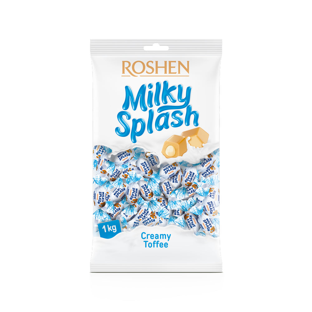 Roshen Milky Splash Toffee With A Milk Filling 1kg