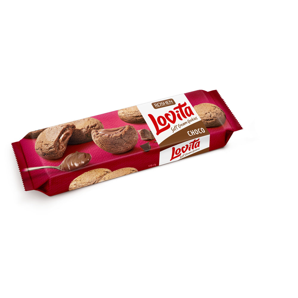 Roshen Lovita Soft Cookies choco 127g