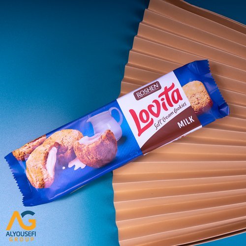 Roshen Lovita Soft Cream Cookies milk 127g